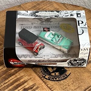 Hot Wheels 2002 Ford Motor Company Limited Edition Fabulous Fords Toy Cars NIB